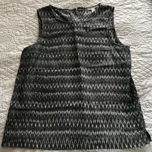 Eileen Ficher pattern cotton tank